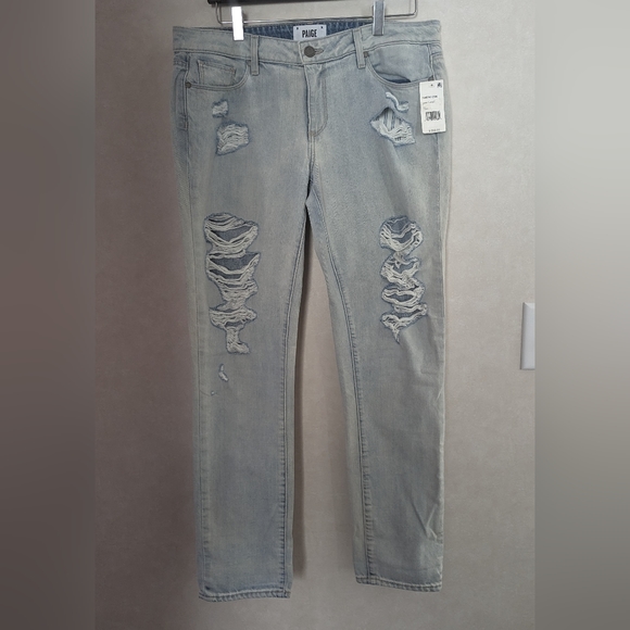 NWT Paige Jimmy Jimmy Skinny Boyfriend Jeans - Picture 9 of 14